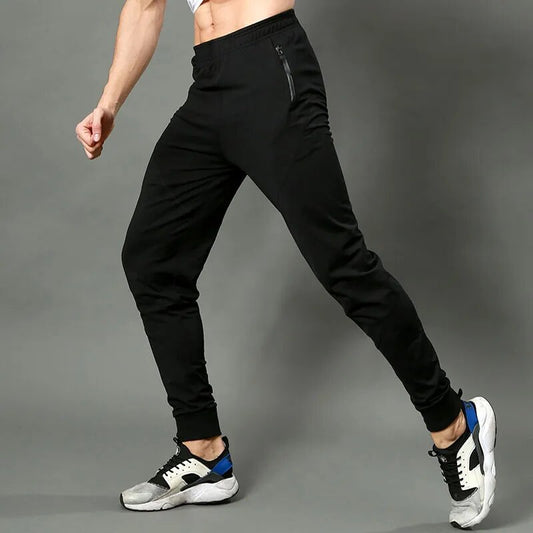Men Running Pants Sweatpants Trousers Sport Pants Training Joggings Pants Legging Fitness Soccer Pants Jogger with Zipper Pocket